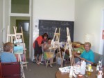 Generacion #2 . Pintores CCA e Instructora Irene Abedrapo
